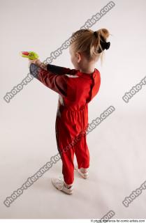 DENISA PILOT STANDING POSE WITH GUN